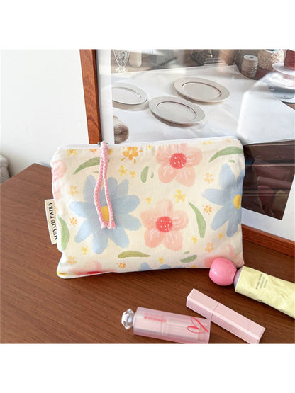 Cosbai Watercolor Floral Makeup Pouch product image