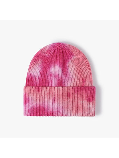 Haila - Tie-Dye Ribbed Cuffed Beanie