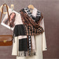 Scarvii - Geometric Pattern Tassel Winter Scarf