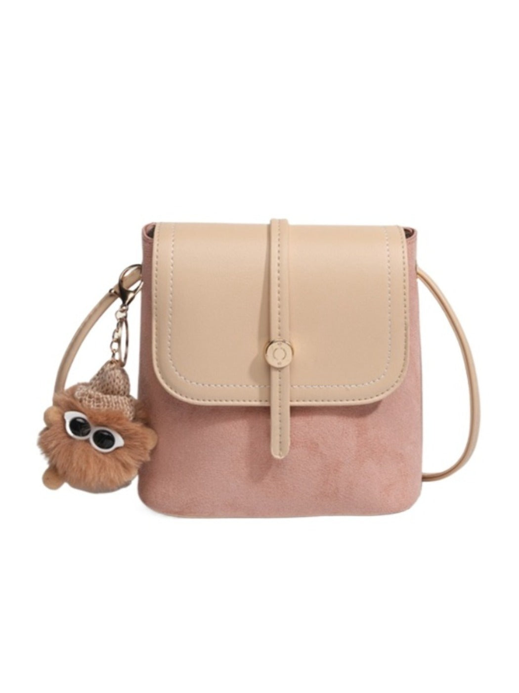 Cosbai - Simple Color-Block Crossbody Bag – Playful & Practical