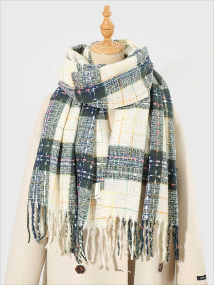 Scarvii - Timeless Stylish Classic Plaid Warm Scarf