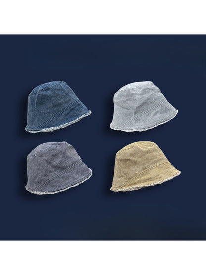 Haila - Washed Vintage Edge Bucket Hat