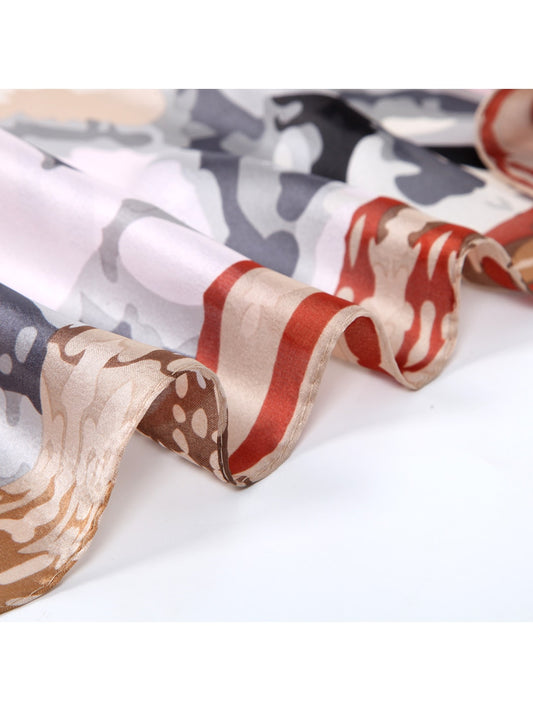 Scarvii - Fashion Watercolor Abstract Motif Scarf