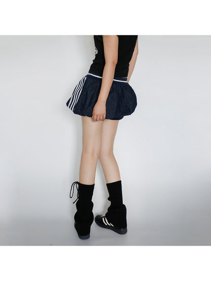 Cozyra - Bow-Tie Ribbed Flared Leg Warmers