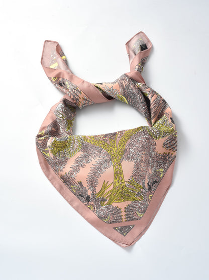Scarvii -  Botanical Floral Square Scarf