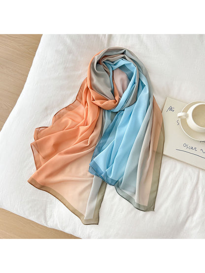 Scarvii - Soft Gradient Flow Chiffon Scarf