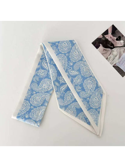 Scarvii Modern Paisley Skinny Scarf