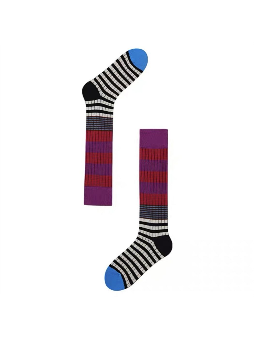 Rufia - Bold Colorblock Striped Mid-Calf Socks product image 7