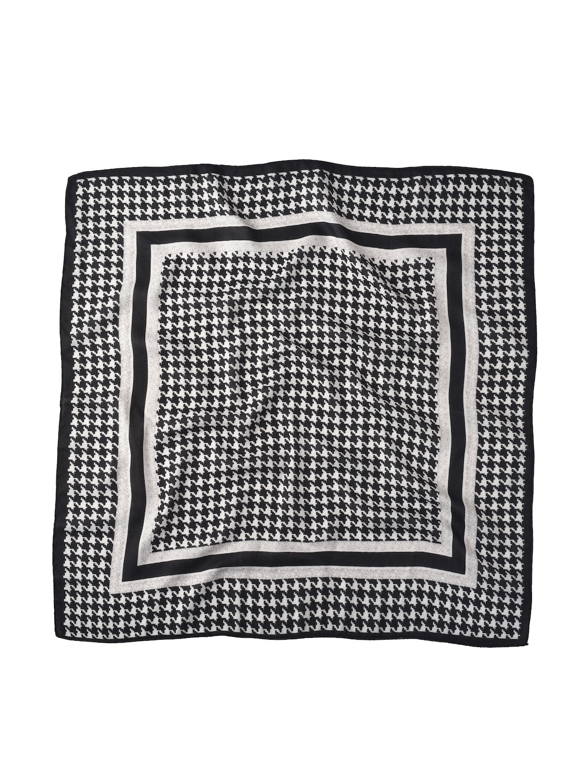 Scarvii - Classic Houndstooth Square Scarf