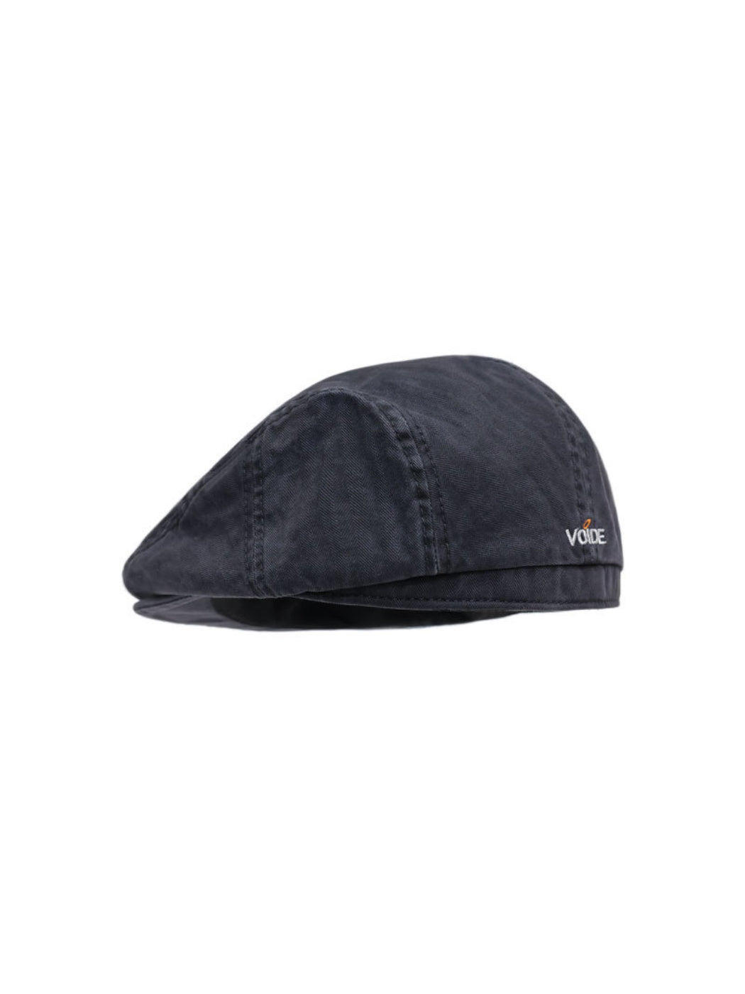 Haila - Embroidered Panel Seam Flat Cap