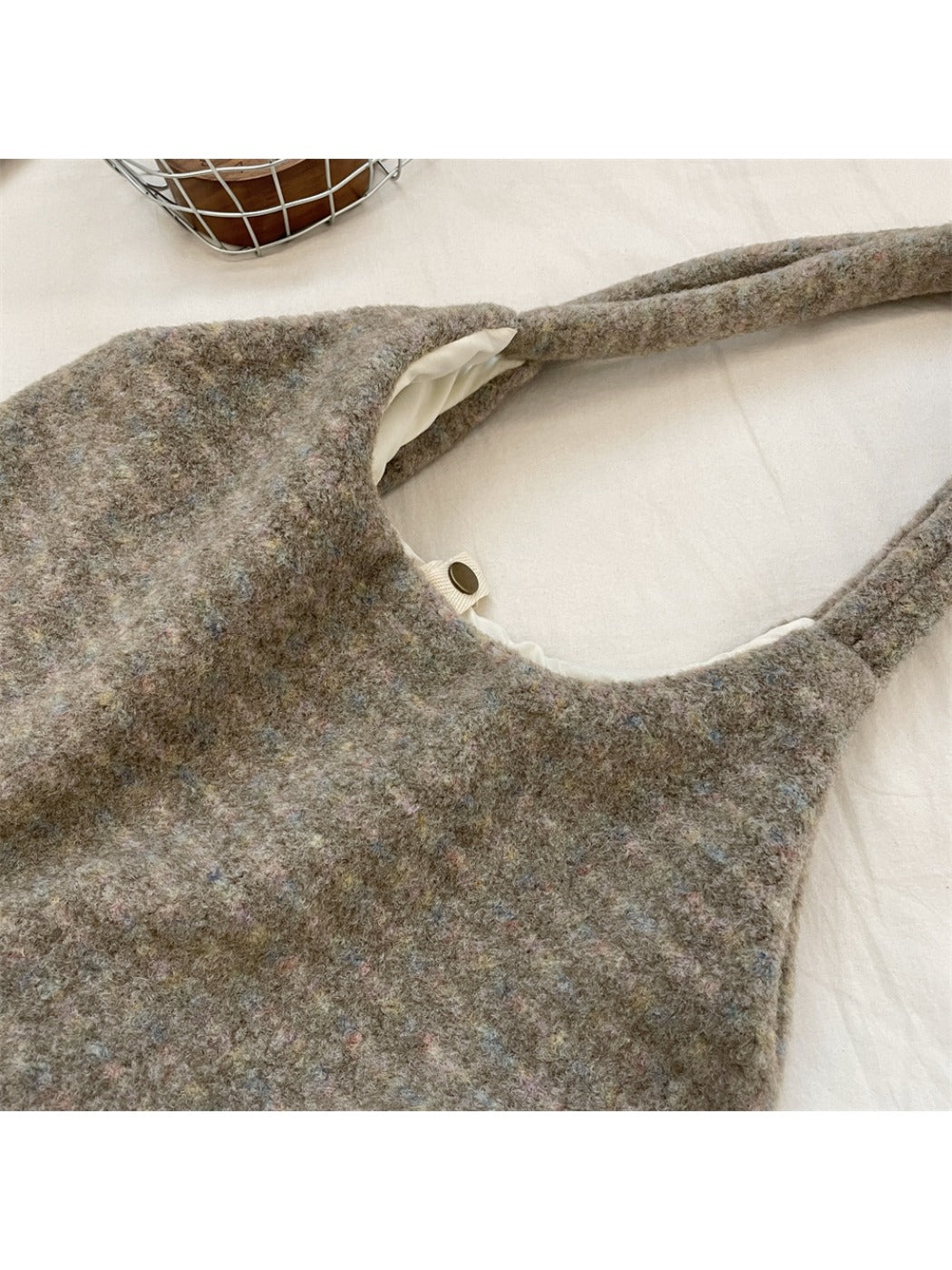 Cosbai - Striped Tote Bag for Women