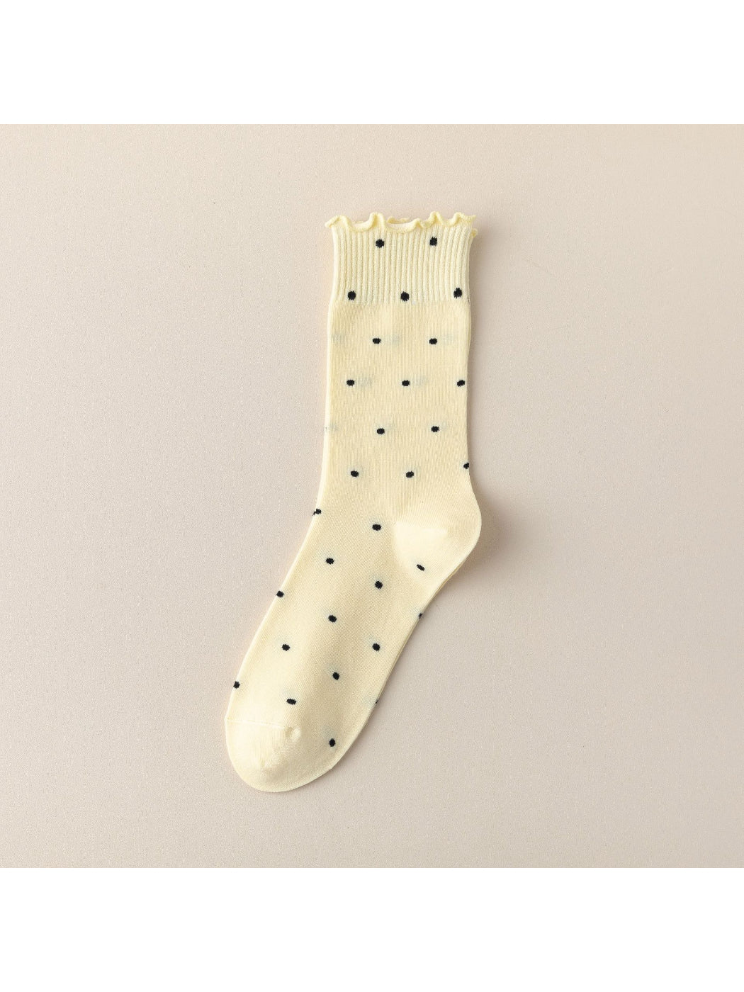 Rufia - Polka Dot Lettuce-Edge Crew Socks product image 7