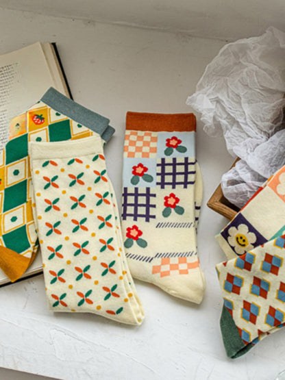Rufia - Japanese Style Cartoon Mid-calf Socks – Playful & Cute