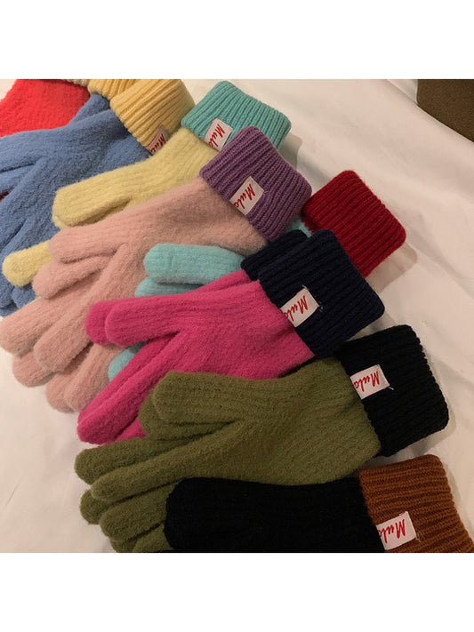 Gloving - Colorful Knit Touchscreen Gloves for Winter Warmth