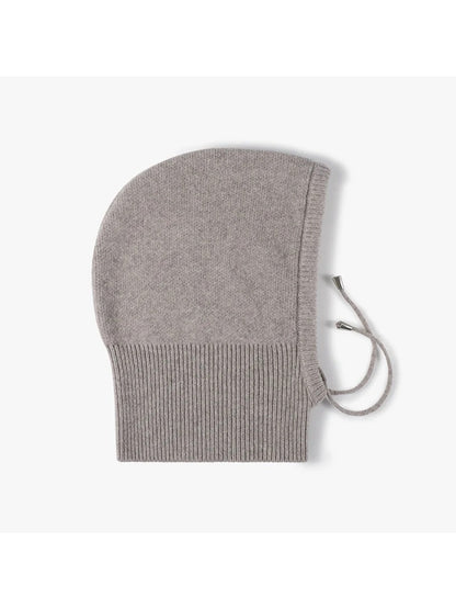 Haila - Drawstring Balaclava Hood with Ribbed Neck