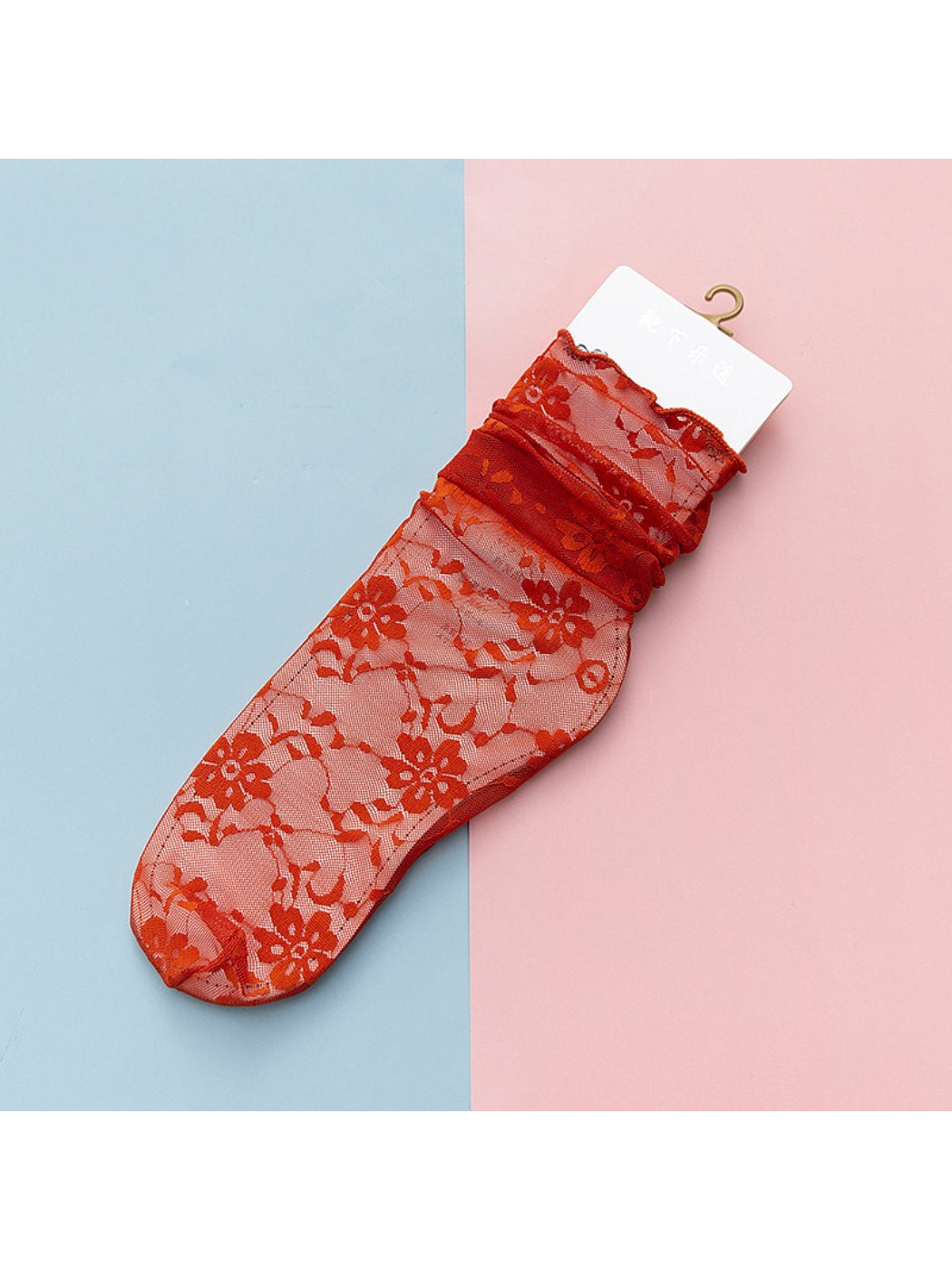 Rufia - Lightweight Lace Sheer Crew Socks product image 4