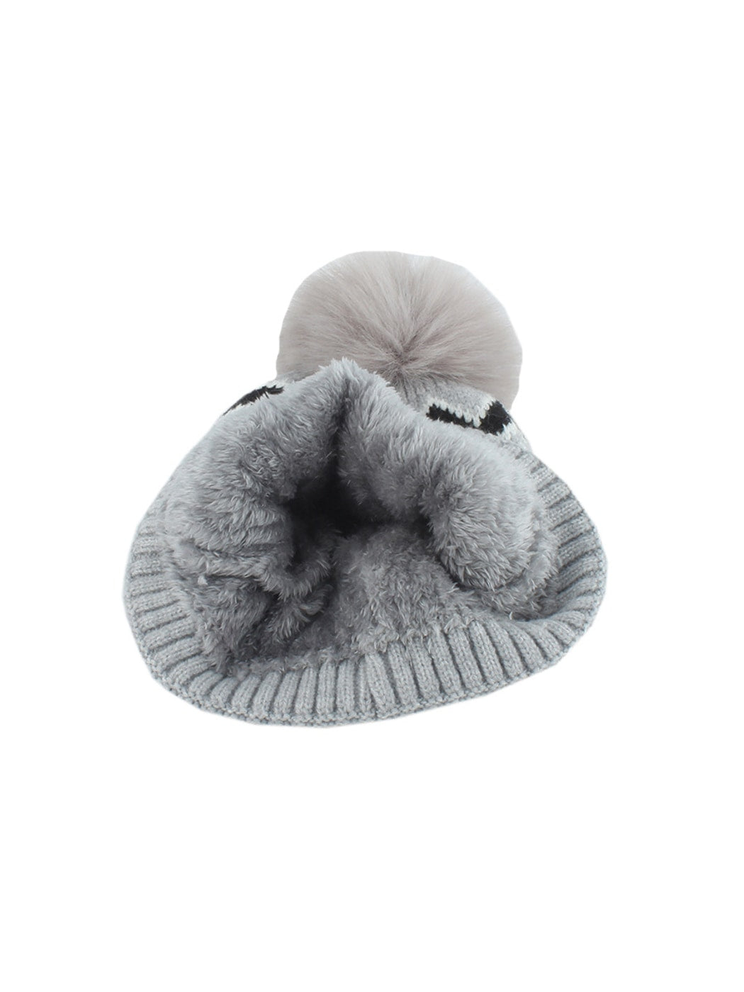 Haila - Women's Winter Ribbed Knit Pom Beanie