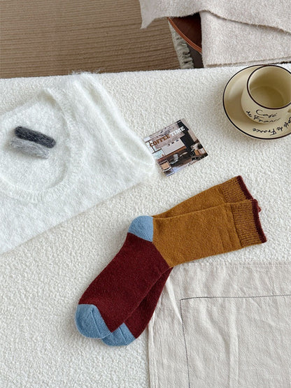 Rufia - Soft Colorblock Crew Socks