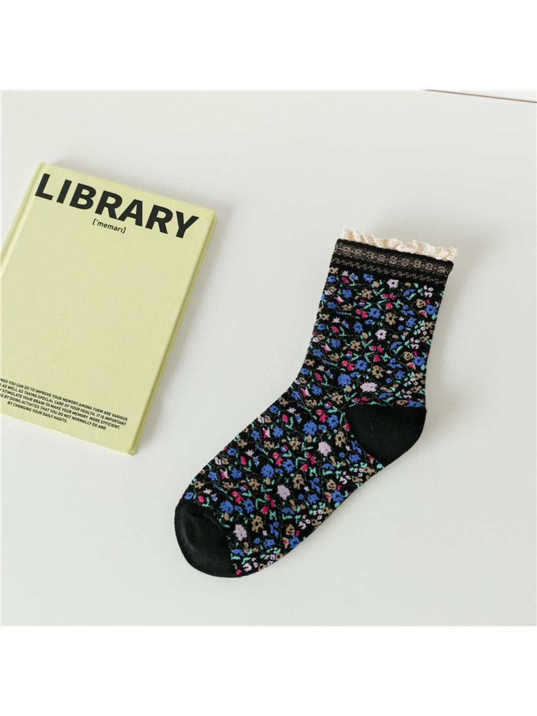 Rufia - Lace Bloomfield Crew Socks
