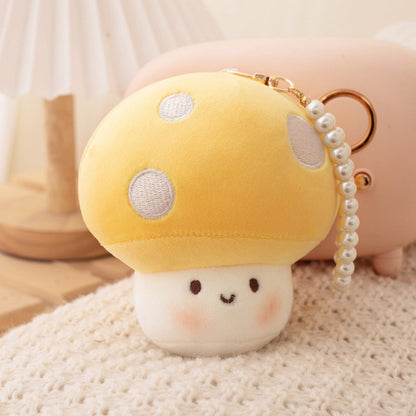 Koco Macaron-Colored Mushroom Keychain for gift accessory