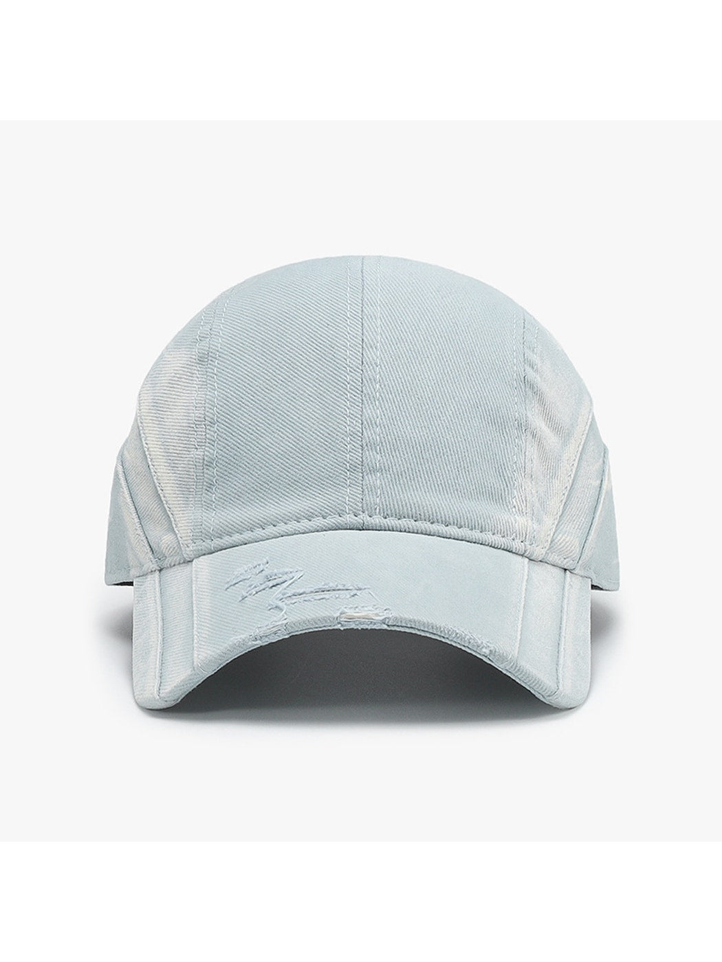 Haila - Distressed Adjustable Curved Brim Baseball Cap
