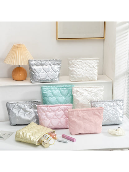Cosbai - Minimalist Pattern Cosmetic Organizer Bag