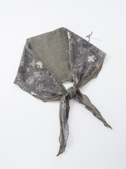 Scarvii - Boho Floral Triangle Bandana Scarf