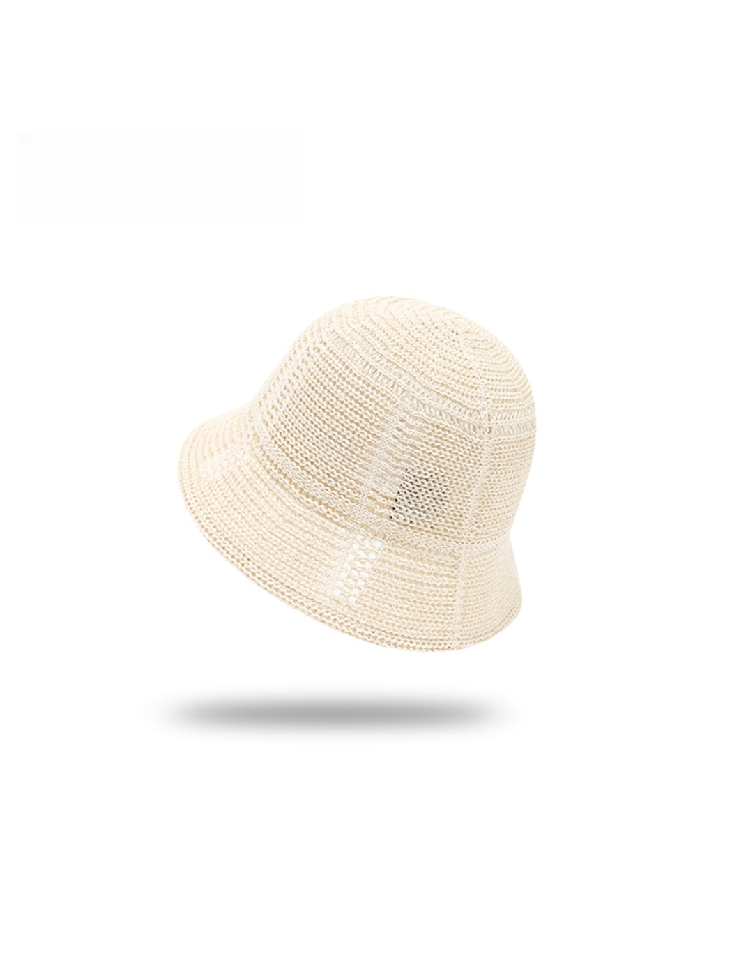 Haila - Round Crown Solid Color Women's Bucket Hat