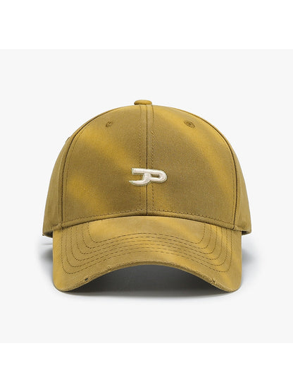 Haila - Round Crown Adjustable Curved Brim Baseball Cap