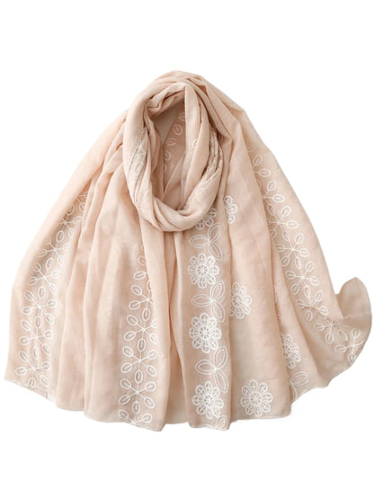 Scarvii - Floral Vine Lightweight Wrap Scarf