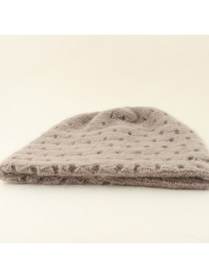 Haila - Solid Color Pull-On Knit Beanie