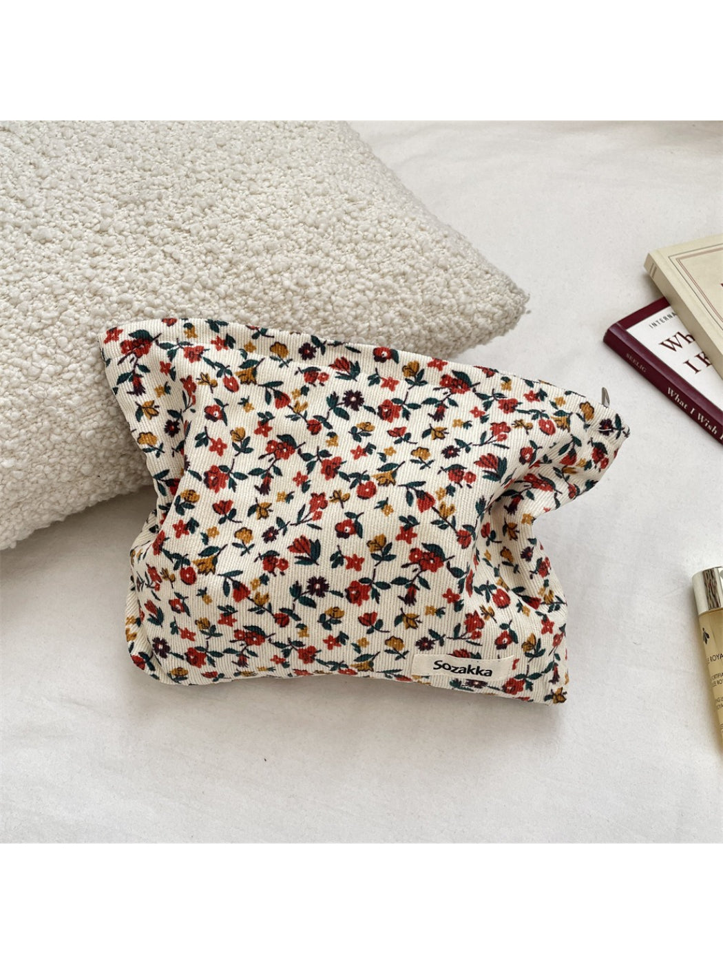 Cosbai - Printed Everyday Cosmetic Pouch