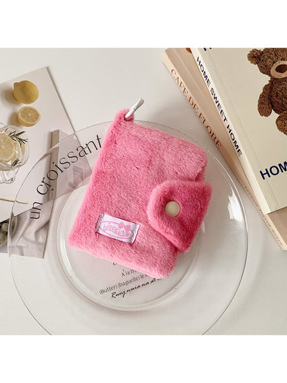 Cosbai Solid Color Fold Over Plush Coin Purse product image