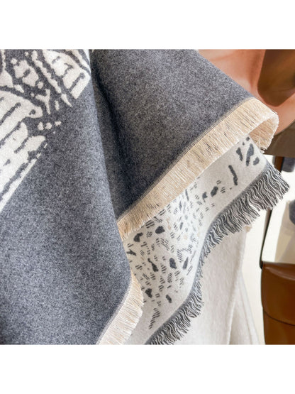 Scarvii - Botanical Scene Reversible Scarf