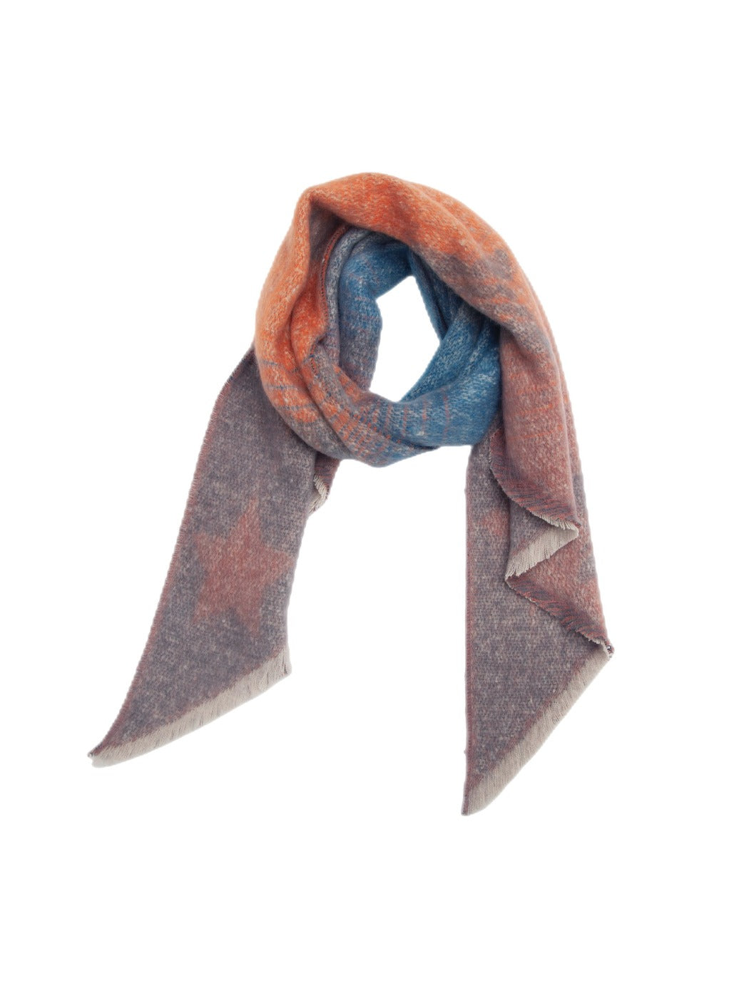 Scarvii - Winter Star-patterned Wrap Scarf for Cozy Warmth