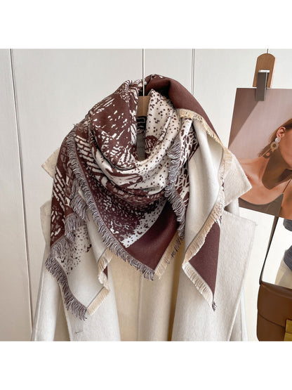 Scarvii - Botanical Scene Reversible Scarf