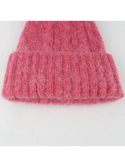 Haila - Thickened Ribbed Cuff Winter Knit Beanie