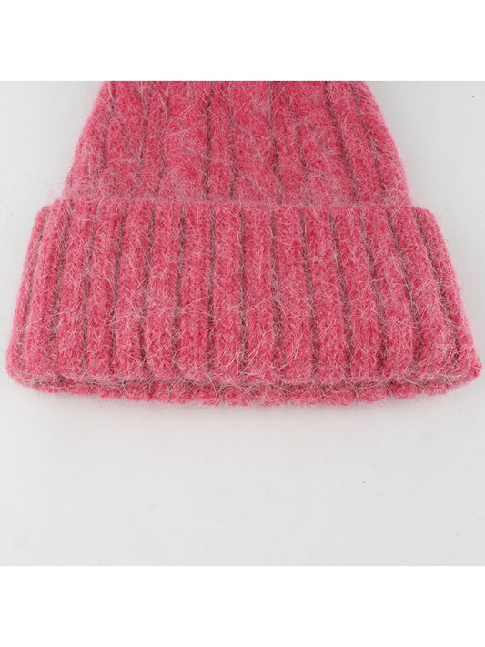 Haila - Thickened Ribbed Cuff Winter Knit Beanie