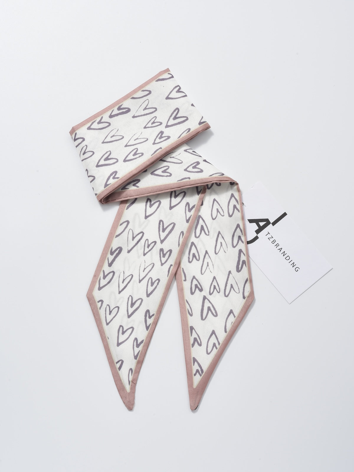 Scarvii Modern Pattern Mix Skinny Scarf