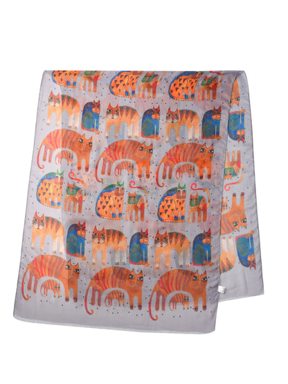 Scarvii – Abstract Cat Print Scarf
