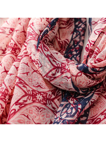 Scarvii - Vintage Inspired Pattern Print Scarf