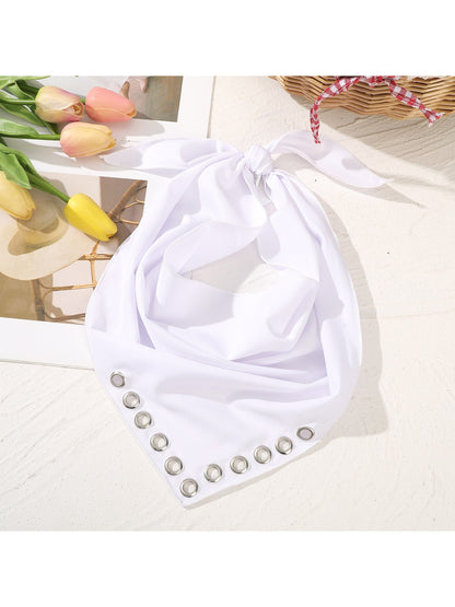 Scarvii Metal Grommet Bandana Headband