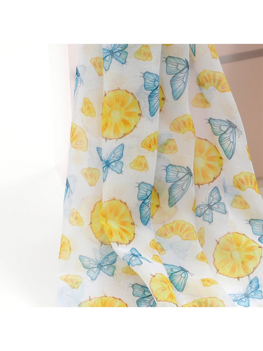 Scarvii - Butterfly Fruit Print Winter Scarf