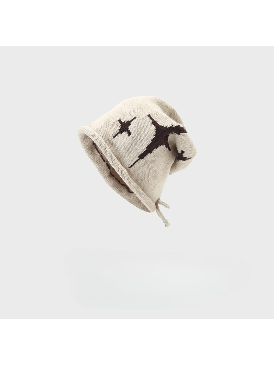 Haila - Star Pattern Knit Bucket Hat