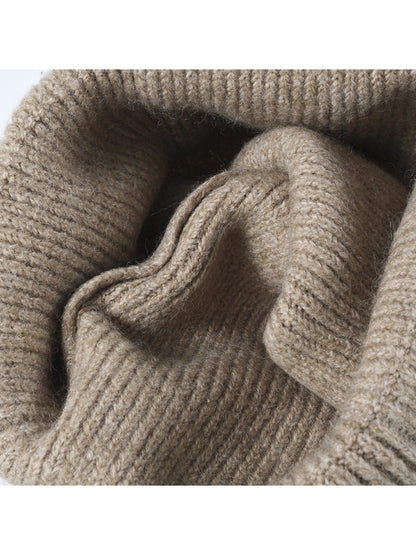 Haila - Knit Double-Cuff Beanie