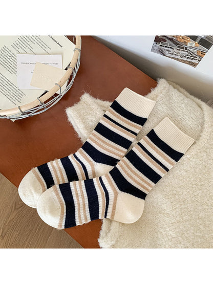 Rufia - Soft Stripe Crew Socks