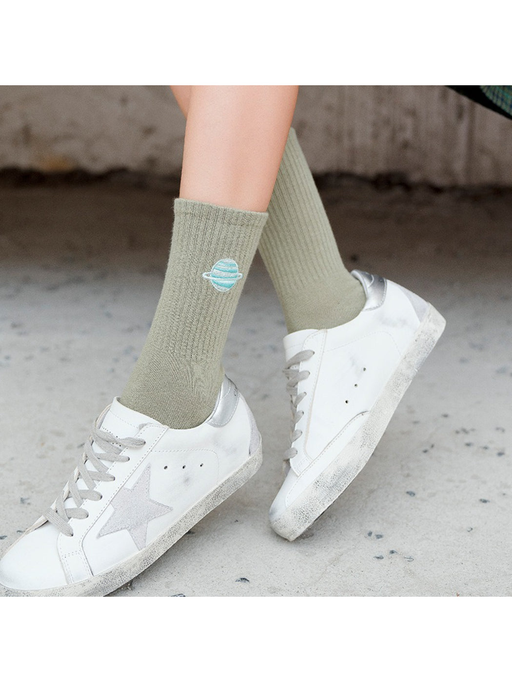 Rufia - Planet Embroidery Crew Socks product image 4