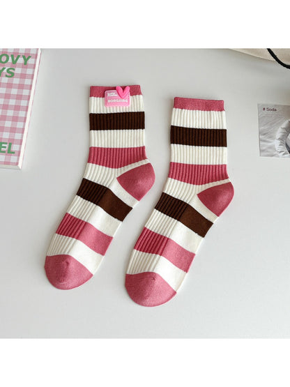Rufia - Contrast Cuff Detail Crew Socks product image 6