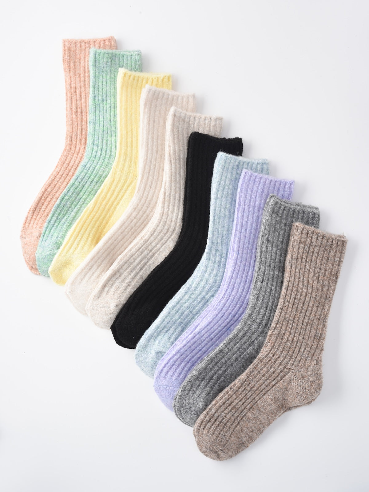 Rufia - 5-Pair Set of Solid Color Socks product image 3