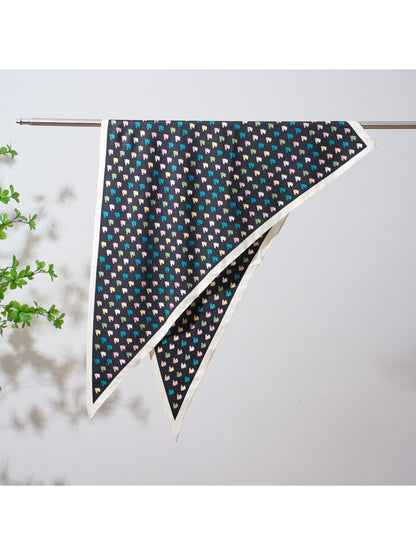 Scarvii - Sweet Printed Border Triangle Bandana